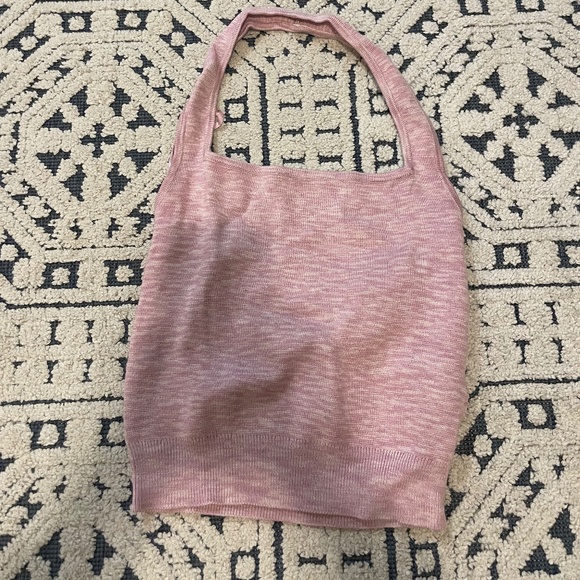 Abercrombie & Fitch Women's Pink Halter Top Size Small - Picture 1 of 3